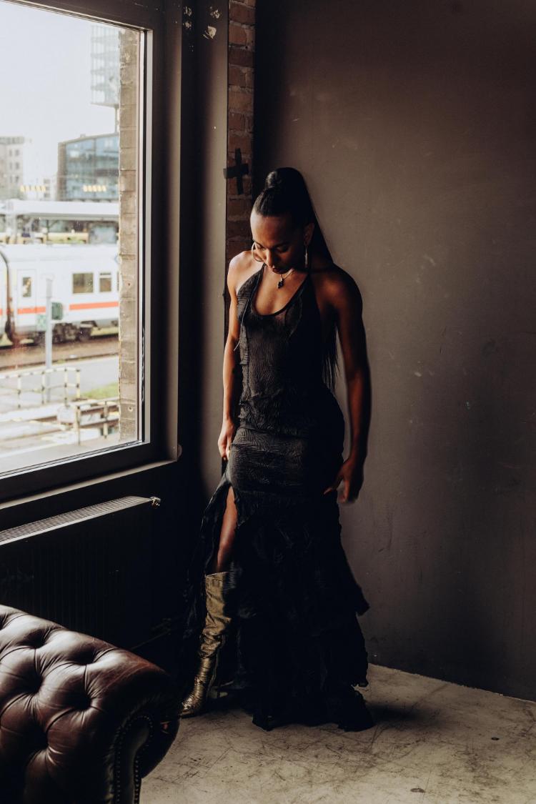 Backstage at Faam Studio Spring 2025; Photo: Ibra Wane for Berlin Fashion Week