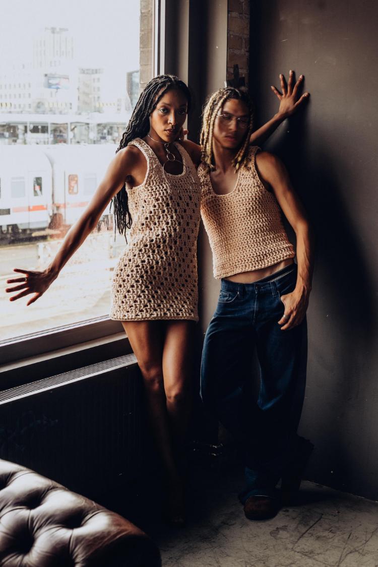 Backstage at Faam Studio Spring 2025; Photo: Ibra Wane for Berlin Fashion Week
