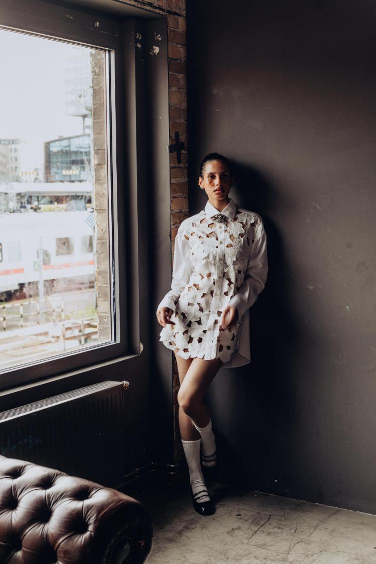 Backstage at Faam Studio Spring 2025; Photo: Ibra Wane for Berlin Fashion Week