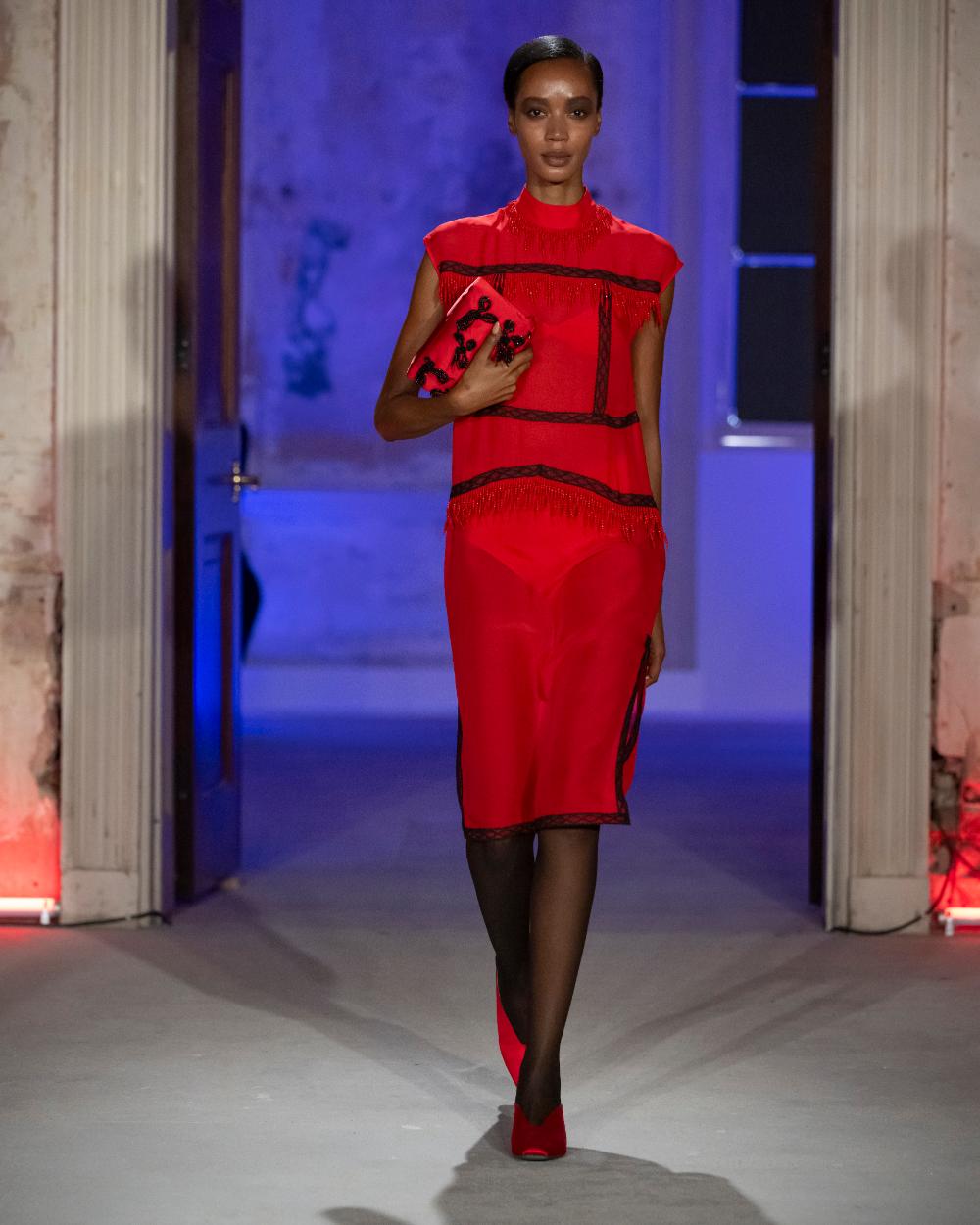 Huishan Zhang Spring 2025 Look 4; Photo: Courtesy of Huishan Zhang
