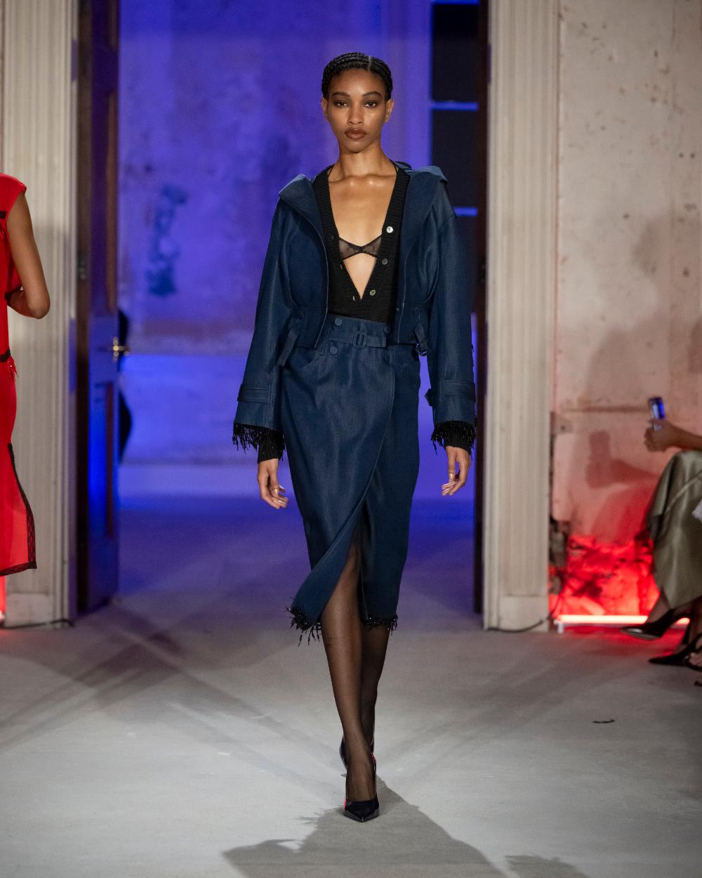 Huishan Zhang Spring 2025 Look 5; Photo: Courtesy of Huishan Zhang