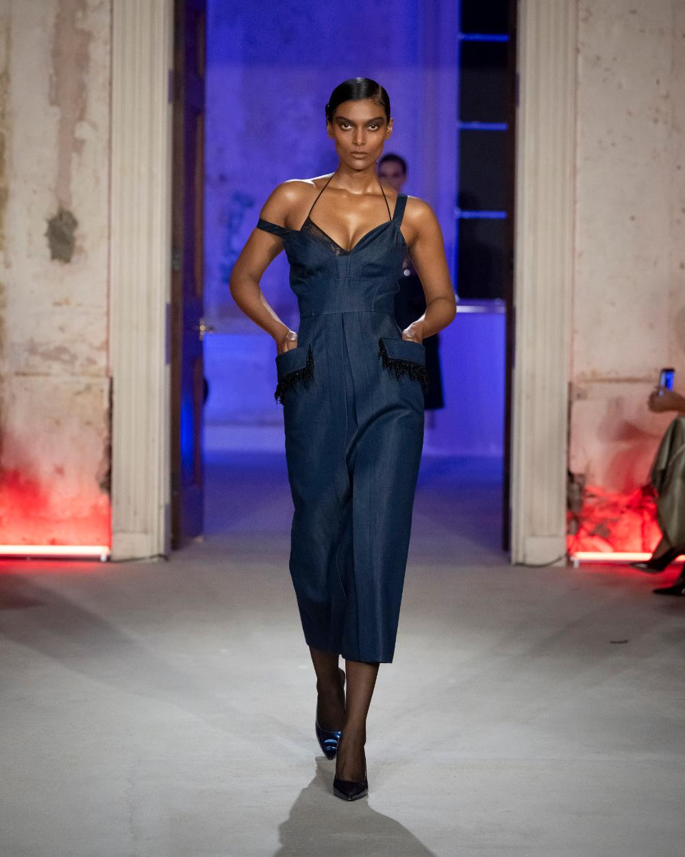 Huishan Zhang Spring 2025 Look 6; Photo: Courtesy of Huishan Zhang