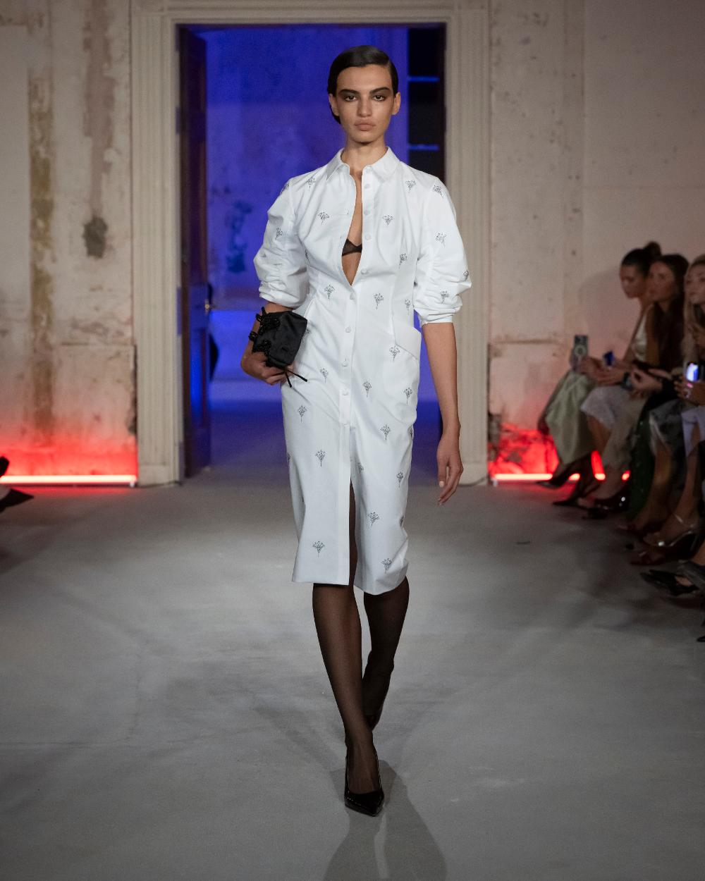 Huishan Zhang Spring 2025 Look 11; Photo: Courtesy of Huishan Zhang