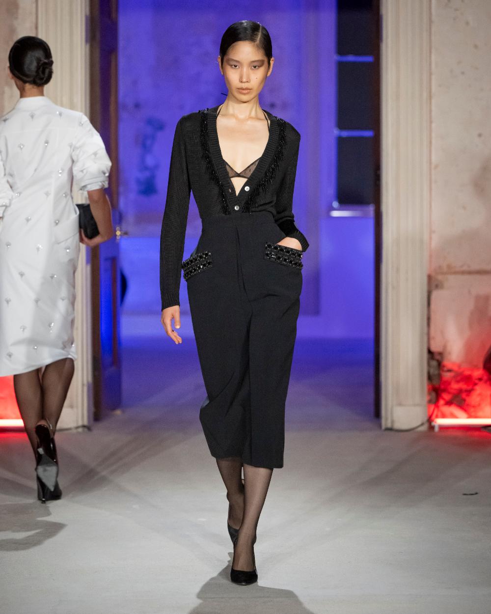 Huishan Zhang Spring 2025 Look 12; Photo: Courtesy of Huishan Zhang