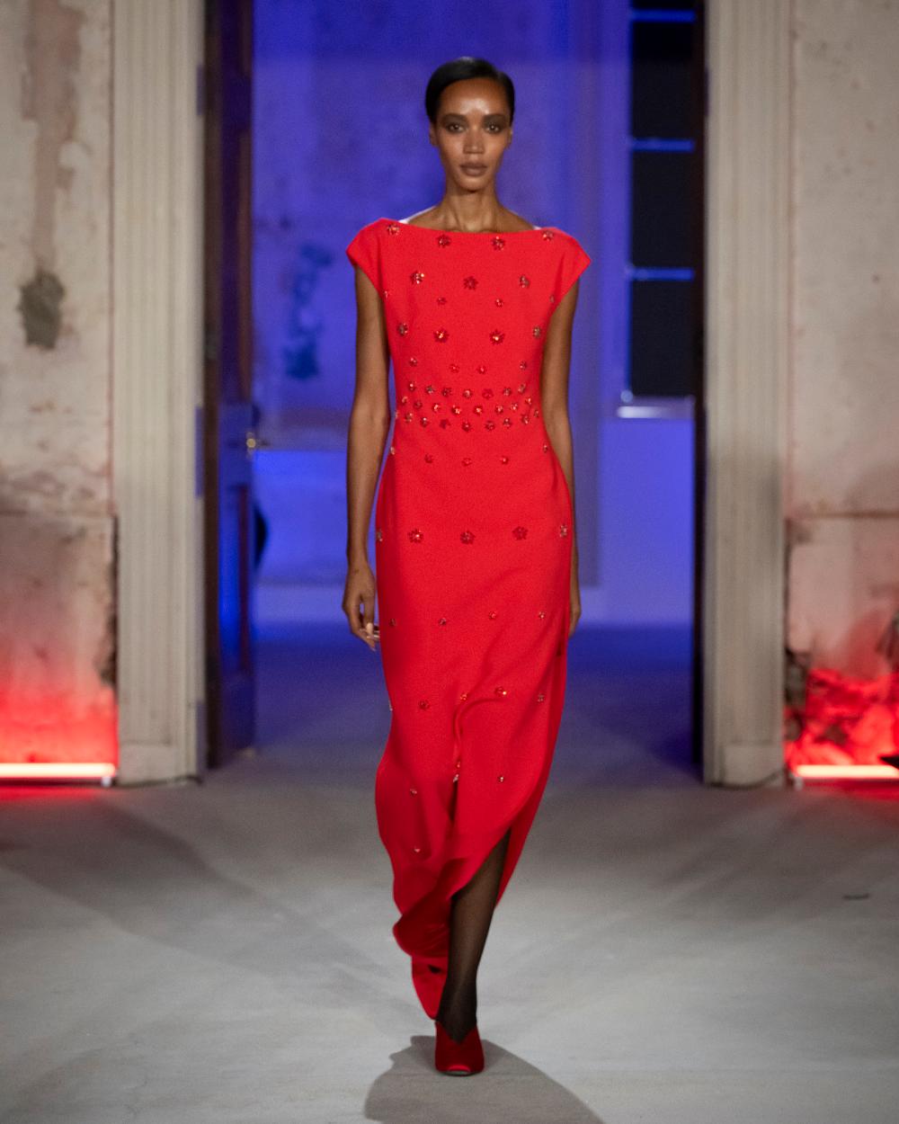Huishan Zhang Spring 2025 Look 24; Photo: Courtesy of Huishan Zhang