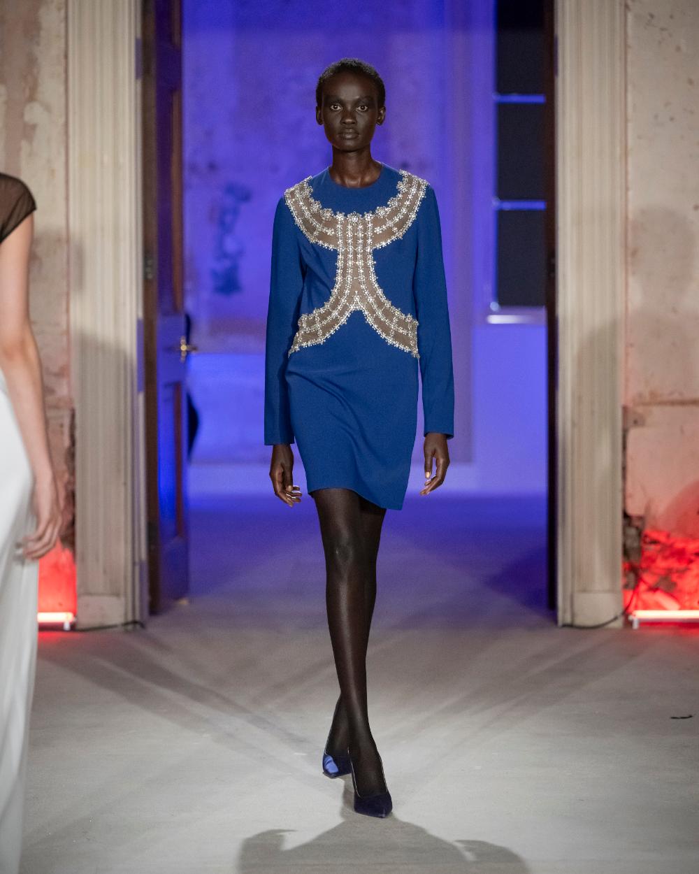 Huishan Zhang Spring 2025 Look 29; Photo: Courtesy of Huishan Zhang