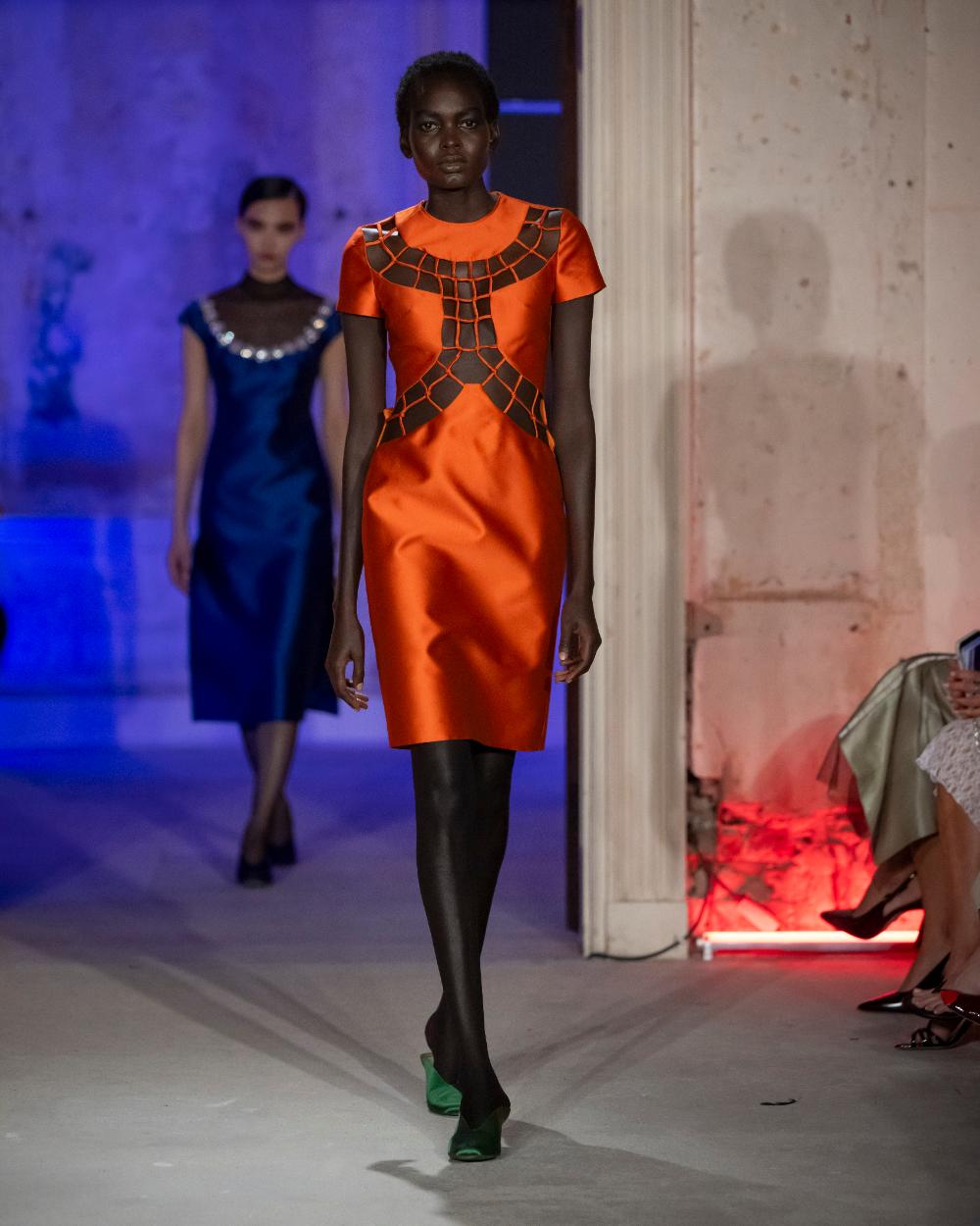 Huishan Zhang Spring 2025 Look 34; Photo: Courtesy of Huishan Zhang