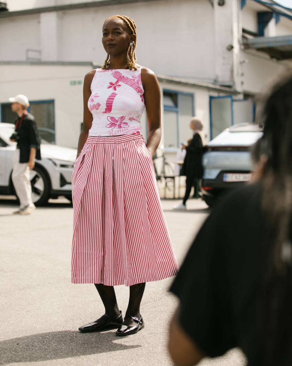 Tactile Treasures - Copenhagen Spring 2025 Street Style Trends - Pleats