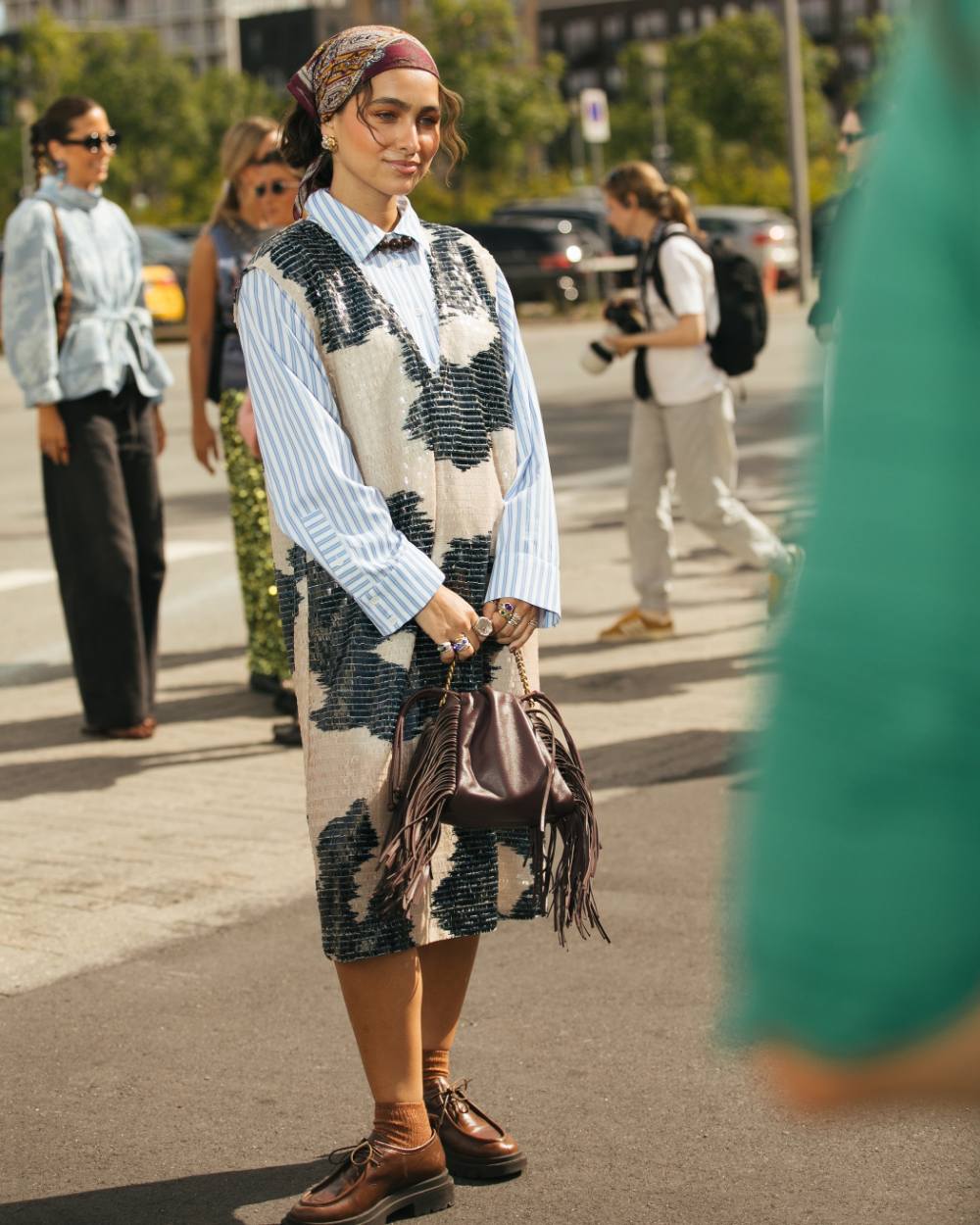 Tactile Treasures - Copenhagen Spring 2025 Street Style Trends - Fringing