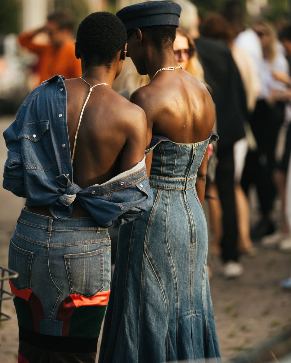 Tactile Treasures - Copenhagen Spring 2025 Street Style Trends - Denim